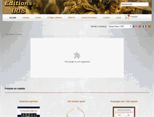 Tablet Screenshot of editionsiris.com